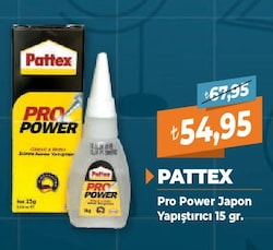 Pattex Pro Power Süper Japon Yapıştırıcı 15 gr