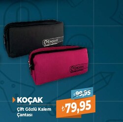 Koçak Çift Gözlü Kalem Çantası 