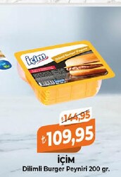 İçim Dilimli Burger Peyniri 200 gr