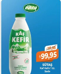 Sütaş Kaf Kefir 1 lt Sade