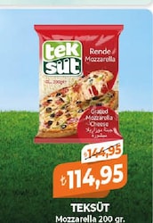 Teksüt Mozzarella 200 gr