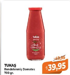 Tukaş Rendelenmiş Domates 700 gr
