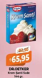 Dr.Oetker Krem Şanti Sade 144 gr