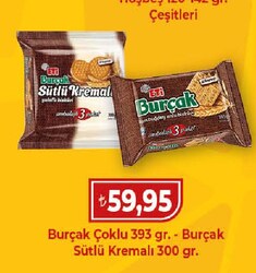 Eti Burçak Çoklu 393 gr/Burçak Sütlü Kremalı 300 gr