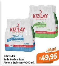 Kızılay Sade Afyon/Erzincan maden suyu 6x200 ml