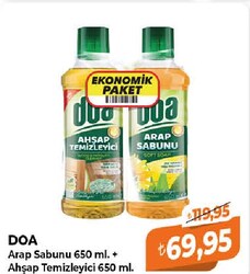 Doa Arap Sabunu 650 ml+Ahşap Temizleyici 650 ml