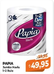 Papia Jumbo Havlu 1=2 Rulo
