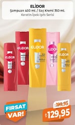 Elidor Şampuan 400 ml/ Saç Kremi 350 ml Çeşitleri