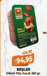 Beşler Dilimli Piliç Sucuk 260 gr