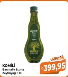 Komili Banmalık Sızma Zeytinyağı 1 lt