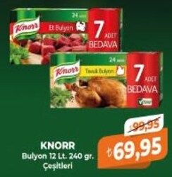 Knorr Bulyon 12 lt 240 gr Çeşitleri