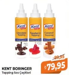 Kent Boringer Topping Sos Çeşitleri