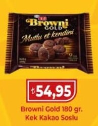 Eti Browni Gold 180 gr Kek Kakao Soslu