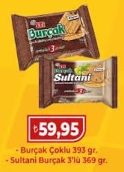 Eti Burçak Çoklu 393 gr/Sultani Burçak 3'lü 369 gr