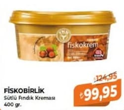 Fiskobirlik Sütlü Fındık Kreması 400 gr