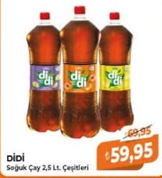Didi Soğuk Çay 2,5 lt Çeşitleri