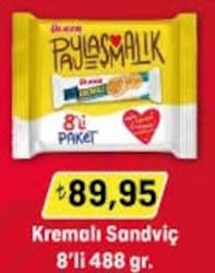 Ülker Kremalı Sandviç 8'li 488 gr