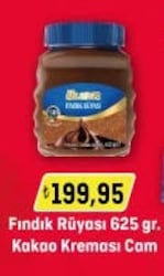 Ülker Fındık Rüyası Kakao Kreması 625 gr Cam