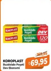 Koroplast Buzdolabı Poşeti Dev Ekonomi 120'li