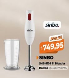 Sinbo SHB-3102 El Blender