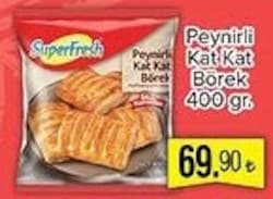 SuperFresh Peynirli Kat Kat Börek 400 gr 