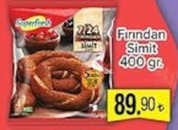 SuperFresh Fırından Simit 400 gr