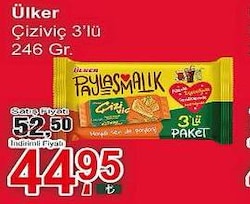 Ülker Çiziviç Peynirli 82 gr 3'lü Paket Kraker
