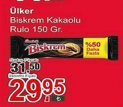 Ülker Biskrem Kakaolu Bisküvi 150 gr