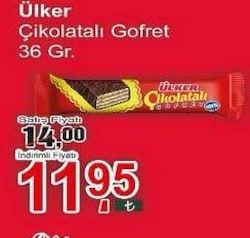 Ülker Çikolatalı Gofret 36 gr