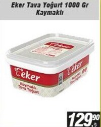 Eker Tava Yoğurt 1000 gr Kaymaklı