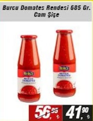 Burcu Domates Rendesi 685 gr Cam Şişe