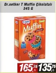 Dr.Oetker T Muffin Çikolatalı 345 gr