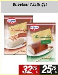 Dr. Oetker Toz Tatlı Çeşitleri