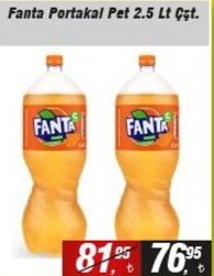 Fanta Portakal Pet 2,5 lt Çeşitleri