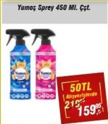 Yumoş Sprey 450 ml Çeşitleri