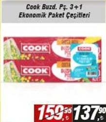 Cook Buzdolabı Poşeti 3+1 Ekonomik Paket Çeşitleri