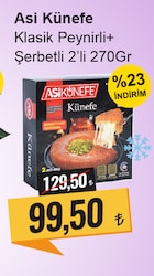 Asi Künefe Klasik Peynirli Şerbetli 2'li 270 gr