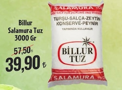 Billur İri Salamura 3 kg Tuz