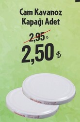 Cam Kavanoz Kapağı Adet