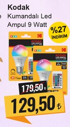 Kodak Kumandalı Led Ampul 9 Watt