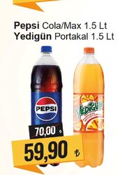 Pepsi/Yedigün Çeşitleri 1,5 l