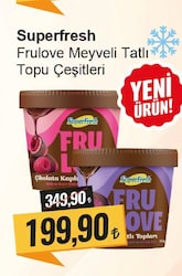 Superfresh Frulove Meyveli Tatlı Topu çeşitleri