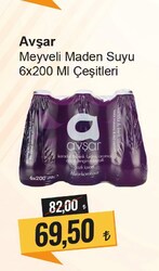 Avşar Meyveli Soda Çeşitleri 6x200 ml