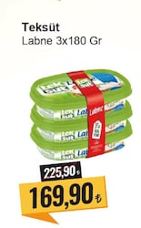 Teksüt Labne 3x180 gr