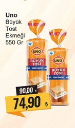 Uno Büyük Tost Ekmeği 550 gr