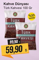 Kahve Dünyası Türk Kahvesi 100 gr