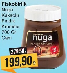 Fiskobirlik Nuga Kakaolu Fındık Kreması 700 gr