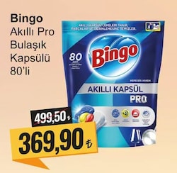Bingo Akıllı Pro Bulaşık Kapsülü 80'li