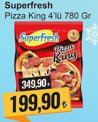 Superfresh Pizza King 4'lü 780 gr