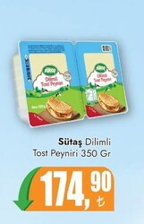 Sütaş Dilimli Tost Peyniri 350 gr